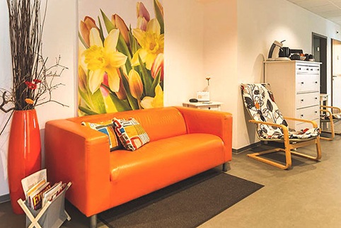 Raum warten & genießen